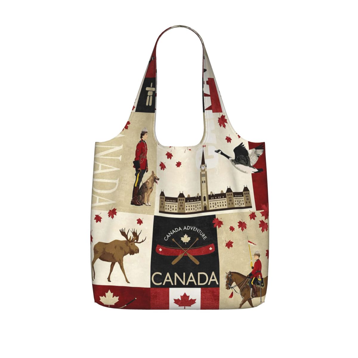 Women Bags Canada - Canada Vlag Nationale Cultuur Boodschappentas Canvas