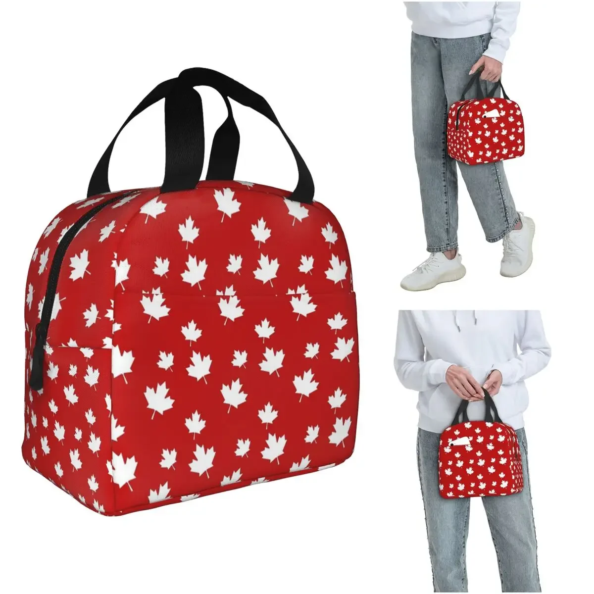 Women Bags Canada - Canada Maple Leaf Vlagpatroon Rood Wit