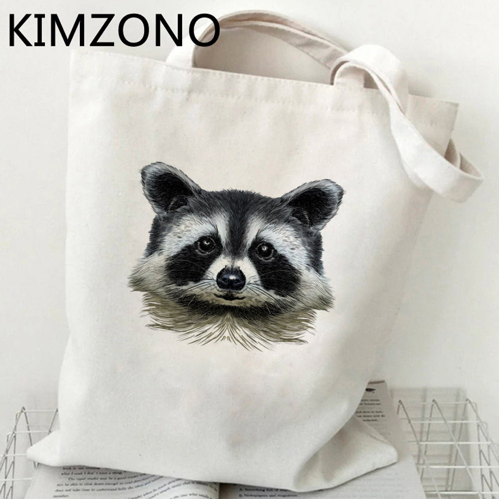 Women Bags Jute - Mapache Boodschappentas Herbruikbare Canvas Shopper Recycle