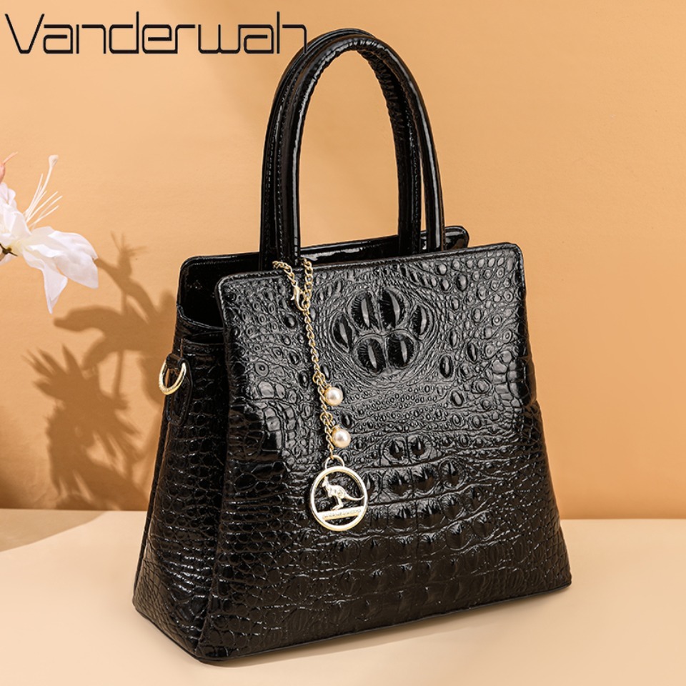 Women'S Tote Bags Designer - Echt merk hoge kwaliteit krokodilpatroon leer