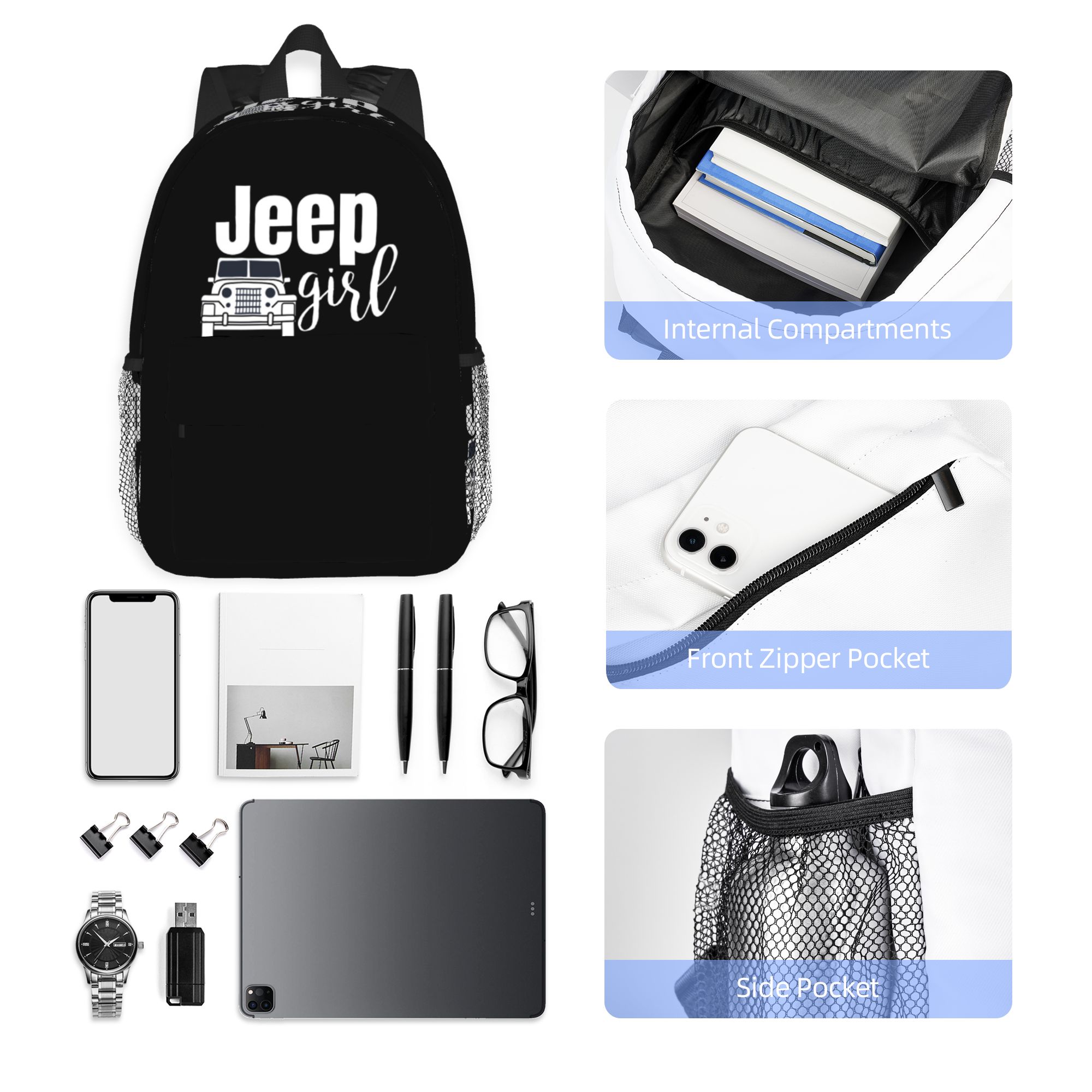Women'S Jeep Bags - Jeep Girl-rugzak Hot Sale Daypack Grote