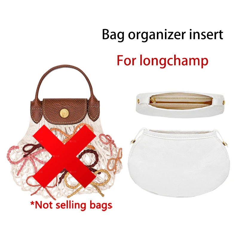 Women'S Bags Longchamp - Tasorganizer-inzetstuk voor Longchamp Bow Net Bags
