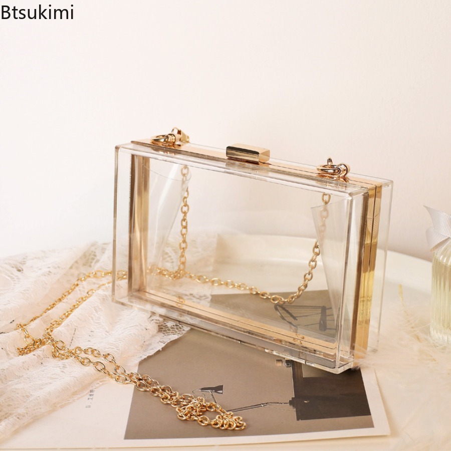 Women'S Evening Bags - Mode transparante acryl avond clutch bags