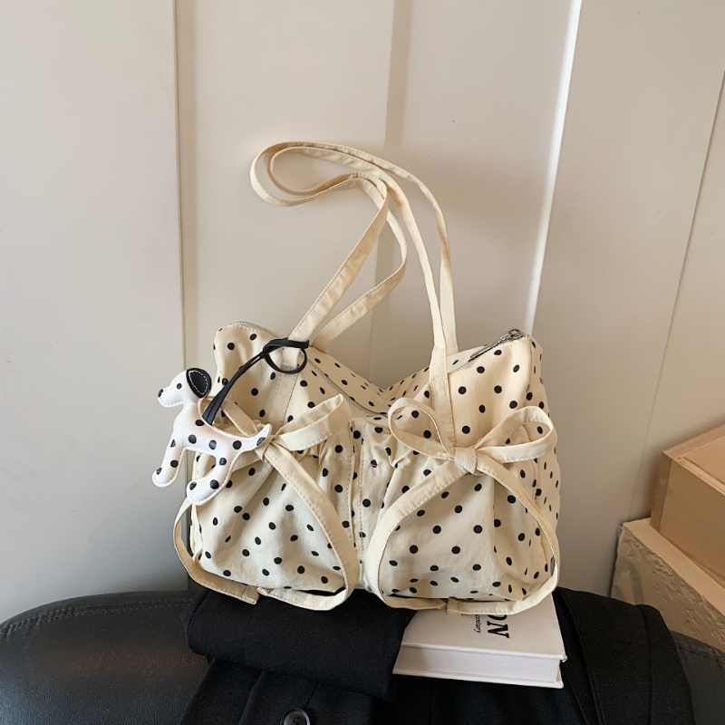 Women'S Tote Bags Designer - Nieuwe Mode Polka Dot Tote Bag
