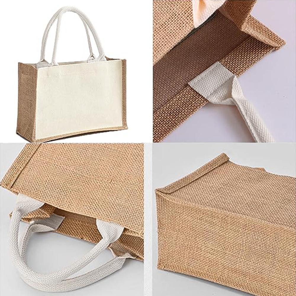 Strandtasjes van jute canvas m - Women Bags Jute recensie en prijs