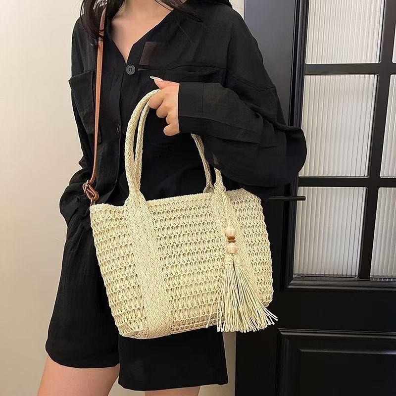 Nieuwe stijl dames rieten hand - Woven Straw Bag recensie en prijs