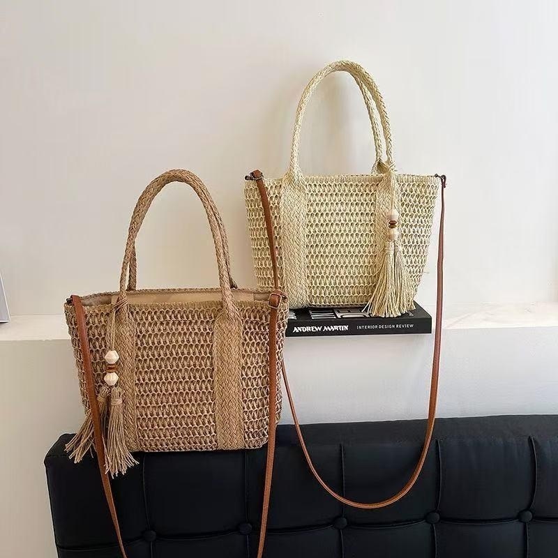 Nieuwe stijl dames rieten hand - Woven Straw Bag recensie en prijs