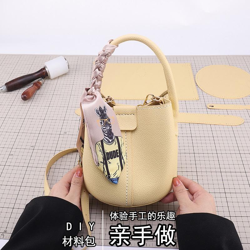 DIY gebreide tas - PU lederen  - Women Bags Handmade recensie en prijs