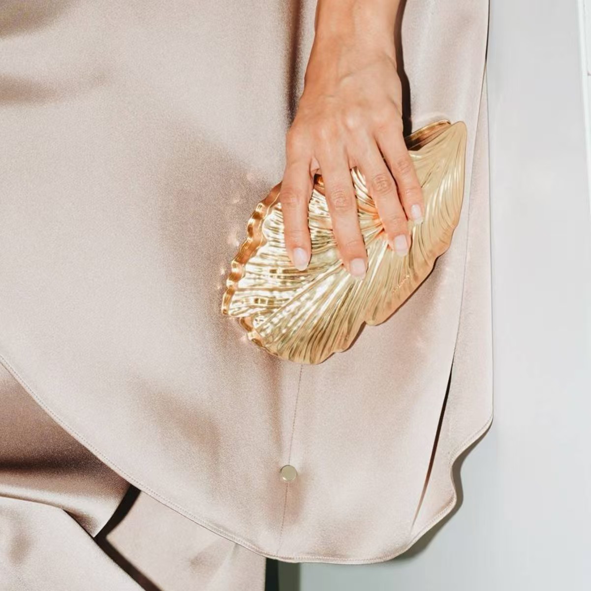Luxe gouden mode-acryl blad me - Women Bags Golden recensie en prijs
