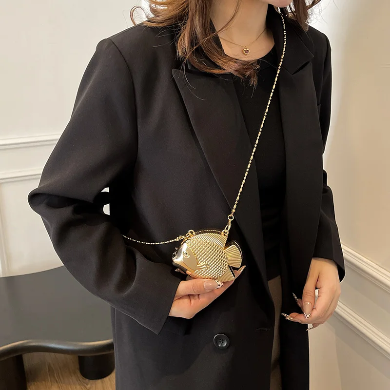 Schattige kleine visvorm metal - Women'S Evening Bags recensie en prijs
