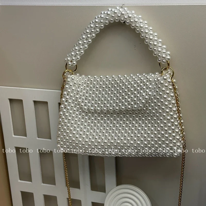 Ins Superlatieven Parel Kraal  - Women Bags Golden recensie en prijs