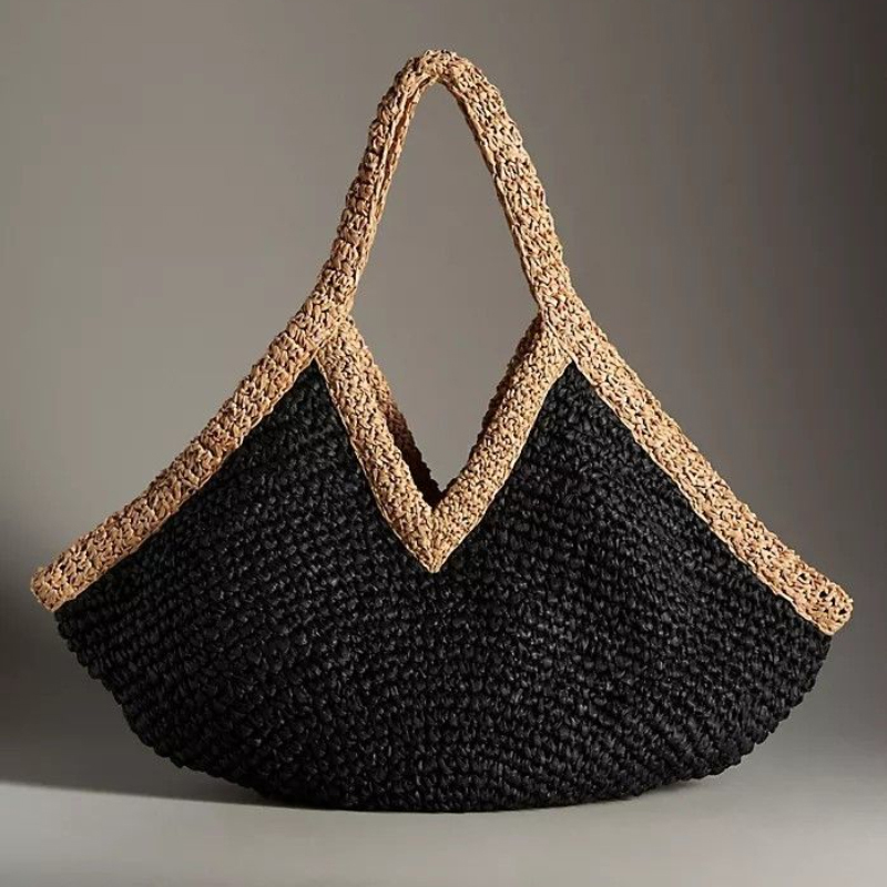 Zomer nieuwe handgeweven handt - Woven Straw Bag recensie en prijs