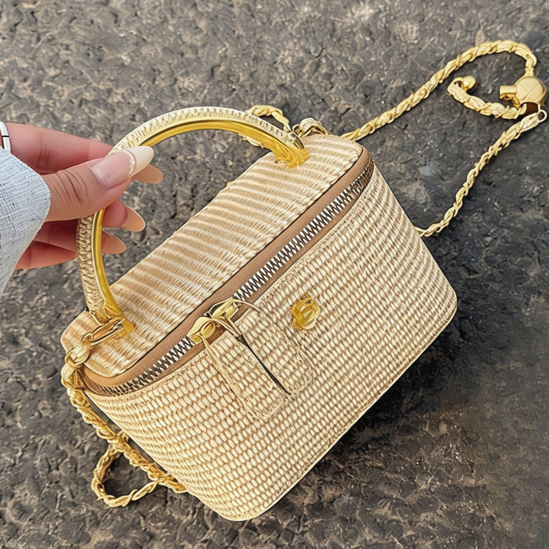 2026 Nieuwe geweven patroon bo - Women Bags Golden recensie en prijs